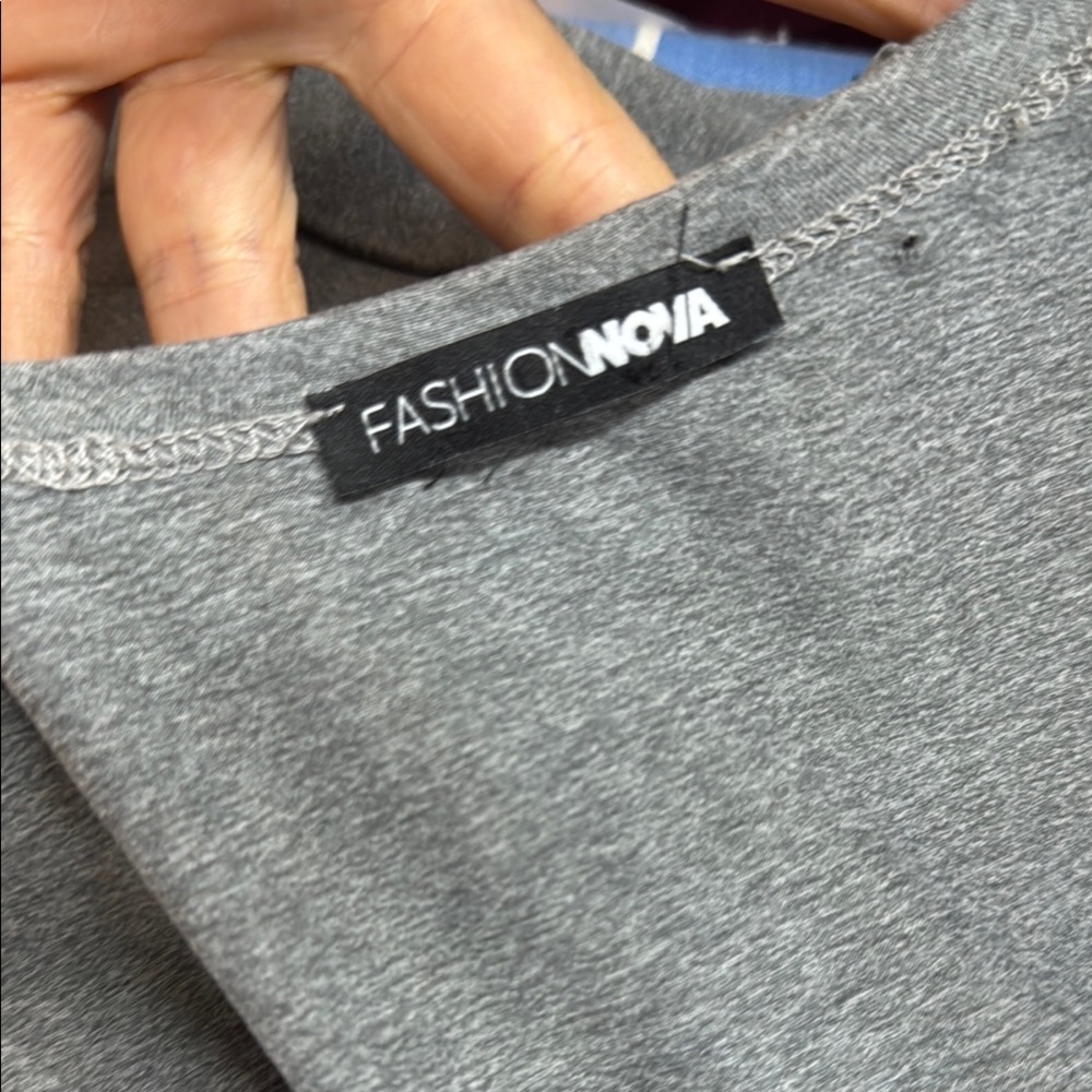 Fashion Nova .  Gray Jumpsuit - Picture 6 of 6